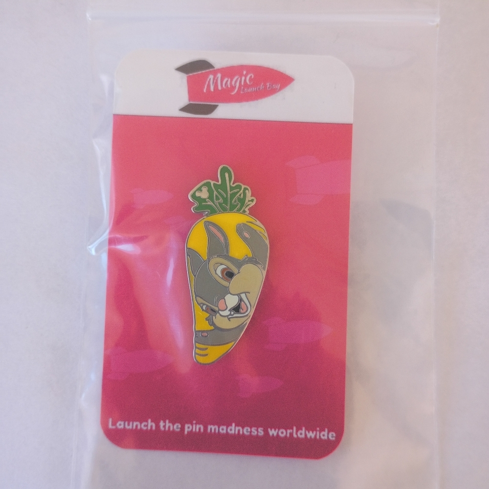 Disney pin featuring Thumper from the movie Bambi.